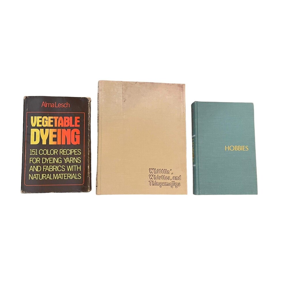Lot Of 3 Vintage 1970’s Craft Hobby DIY Books Hardcovers
